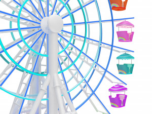 amusement park equipment 3D Model