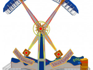 amusement park equipment 3D Model