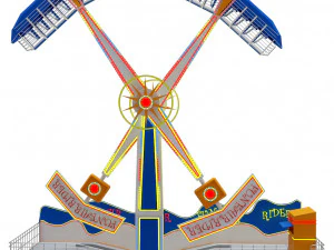 equipamento de parque de divers&otilde;es Modelo 3D