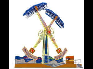 equipamento de parque de divers&otilde;es Modelo 3D