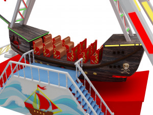 amusement park equipment 3D Model