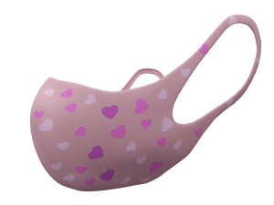 medical mask for kids Model 3D
