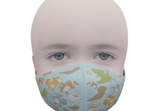 medical mask for kids Modelo 3D