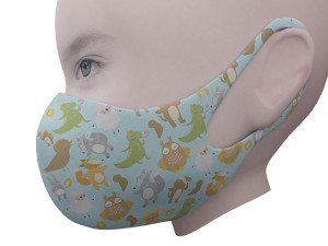 medical mask for kids Modelo 3D