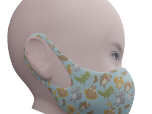 medical face shield and mask for kids Modèle 3D