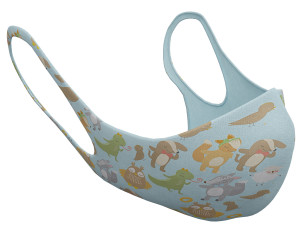 medical face shield and mask for kids Modèle 3D