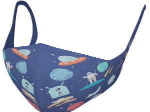 medical face shield and mask for kids 3D 모델