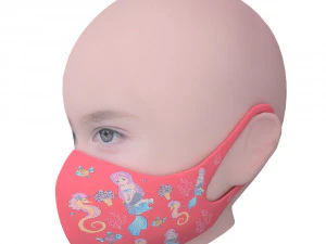 medical mask for kids 3ds max 2020 vray model files include 3dsmax 2017 vray blender fbx obj igs tex 3D Model