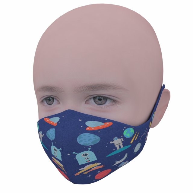 medical mask for kids 3Dモデル .c4d .max .obj .3ds .fbx .stl .blend 
