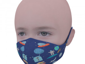 medical mask for kids 3D मॉडल