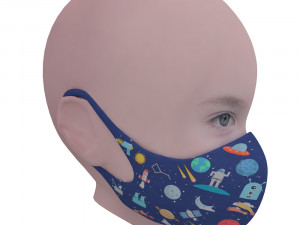 medical mask for kids 3Dモデル