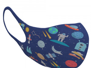 medical mask for kids 3Dモデル