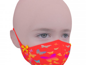 medical mask for kids 3D Model