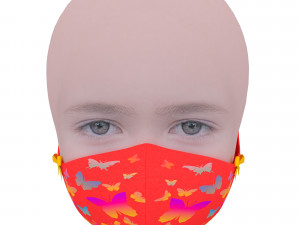 medical mask for kids 3D Model