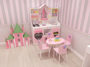 quarto de meninas Modelo 3D