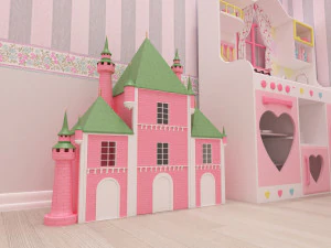 quarto de meninas Modelo 3D