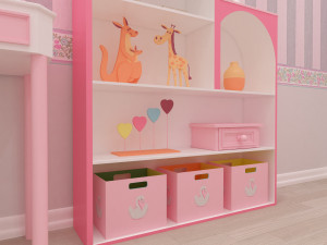 girls bedroom 3D Модель
