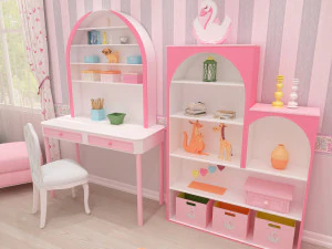 quarto de meninas Modelo 3D