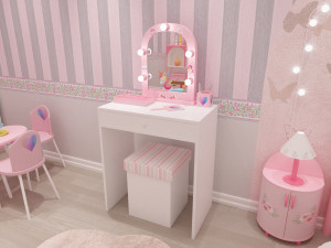 girls bedroom 3D Модель