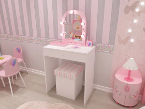 quarto de meninas Modelo 3D