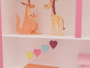 quarto de meninas Modelo 3D