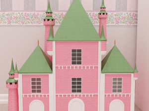girls bedroom 3D Модель