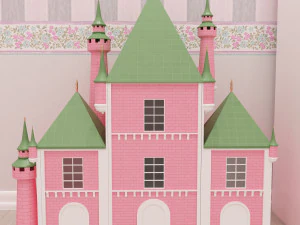 quarto de meninas Modelo 3D