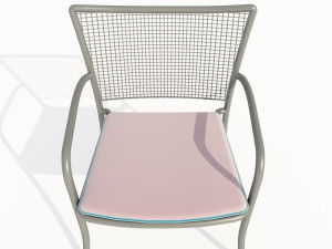 outdoor chair 3D मॉडल