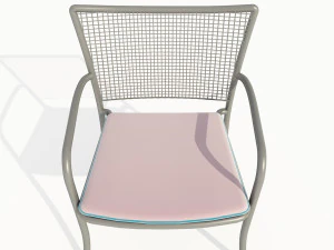 cadeira ao ar livre Modelo 3D