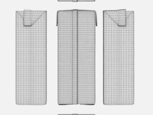 200ml brick pak 3D Model