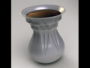 slim waist teacup Modelo 3D