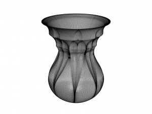 slim waist teacup Modelo 3D