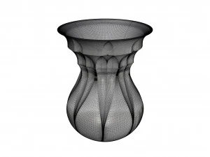 slim waist teacup 3D Model