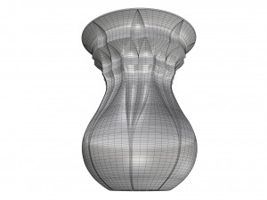 slim waist teacup Modelo 3D