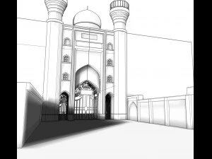 jameh mosque of tabriz 3D Model