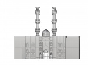 jameh mosque of tabriz 3D मॉडल