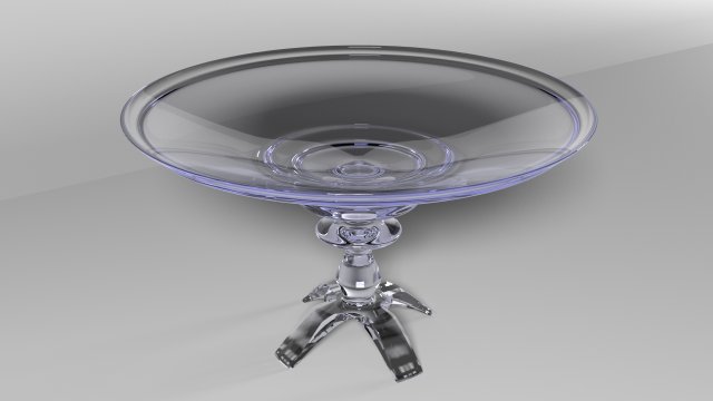 glass vase for fruits 3D Model .c4d .max .obj .3ds .fbx .stl .blend