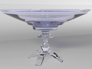 glass vase for fruits 3D Model