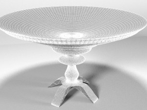glass vase for fruits 3D Model