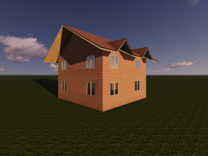 house 10x10 m 3D 模型