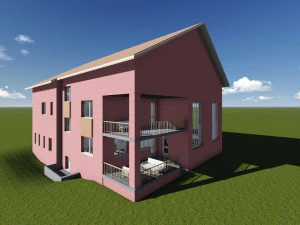 private house 3D Model