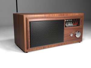radio 3D Model