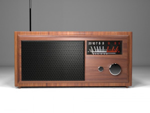 radio 3D मॉडल