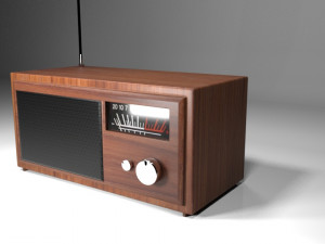radio 3D मॉडल