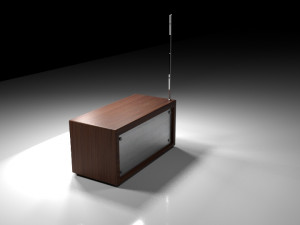 radio 3D मॉडल
