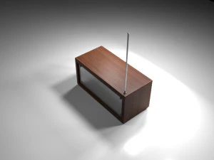 radio 3D Model
