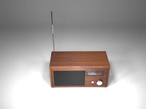 radio 3D Model