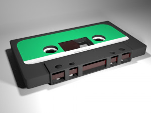 cassette tape 3D 模型