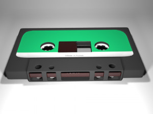 cassette tape 3D 模型