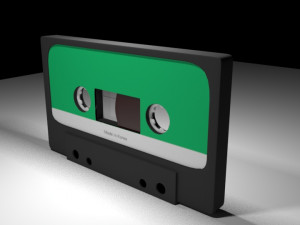 cassette tape 3D 模型
